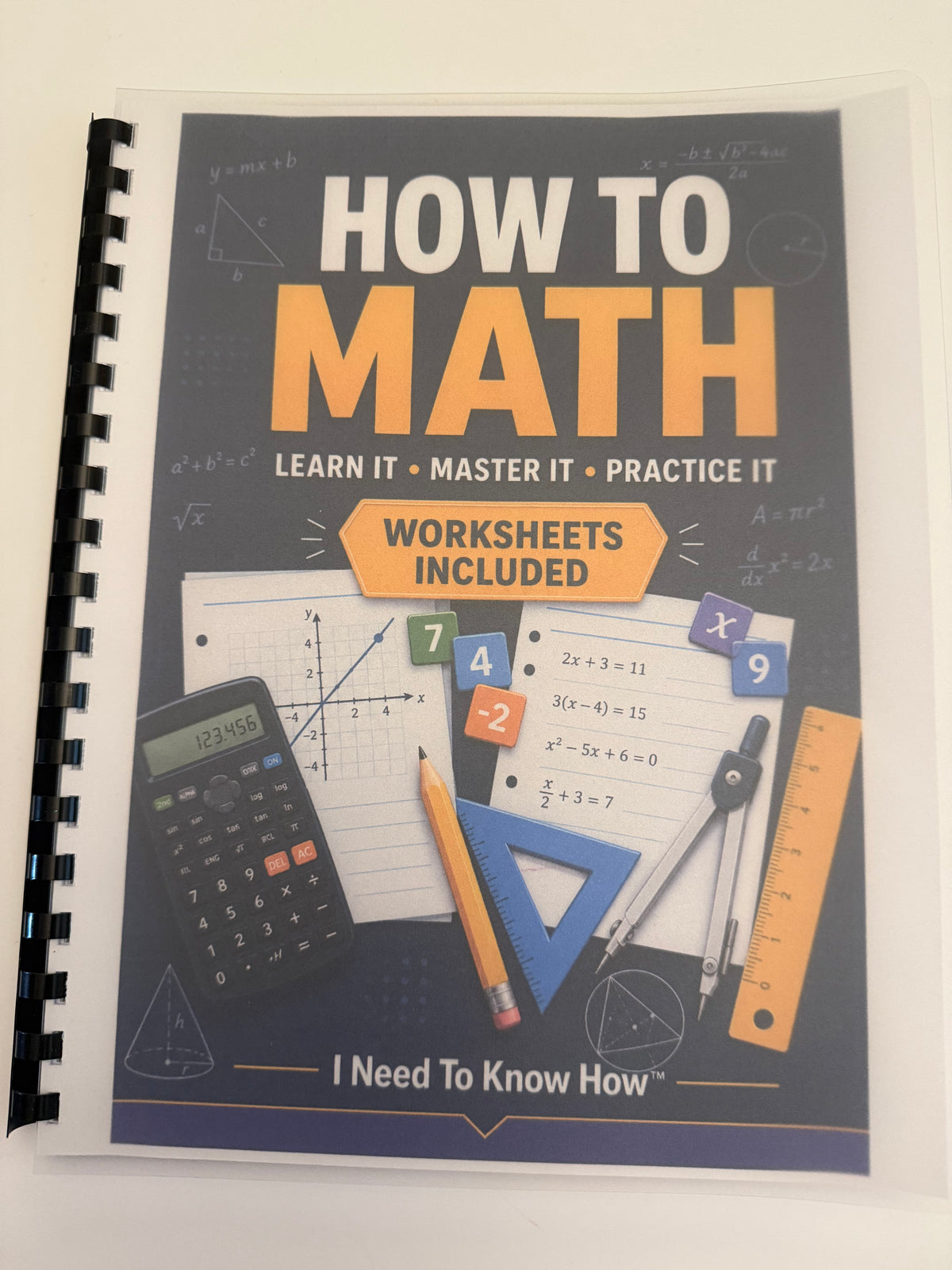 How to Math Workbook + Study Guide Bundle | Math Practice Worksheets Included