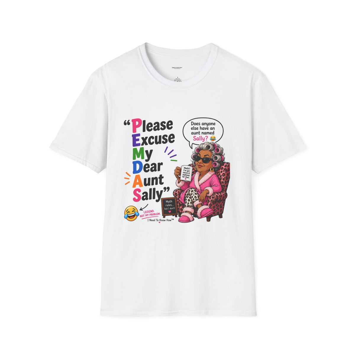 Please Excuse My Dear Aunt Sally T-Shirt — Funny Aunt Graphic Tee