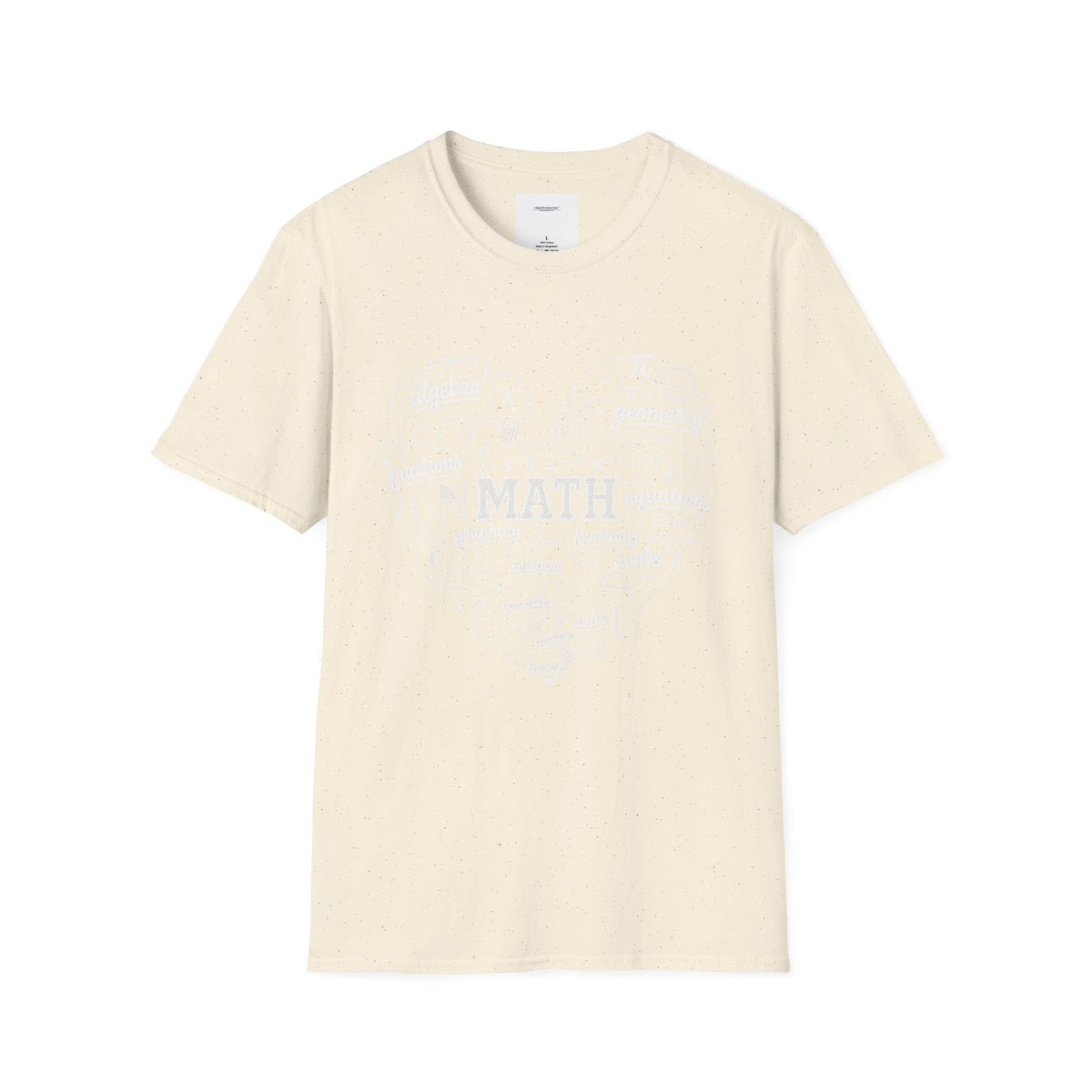 Math Heart T-Shirt — Cute Chalkboard Math Symbols Tee for Teachers & Students