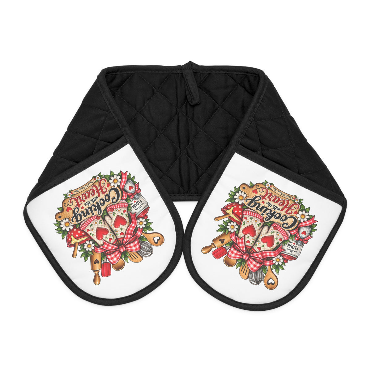 Cooking from the Heart Oven Mitts - Double Oven Gloves