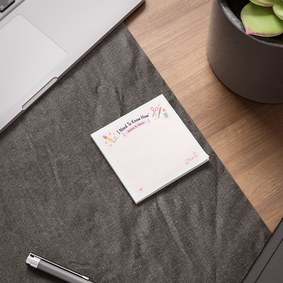 'I Need To Know How' Cute Notes Post-it® Note Pad – School & Office Sticky Memo Pad