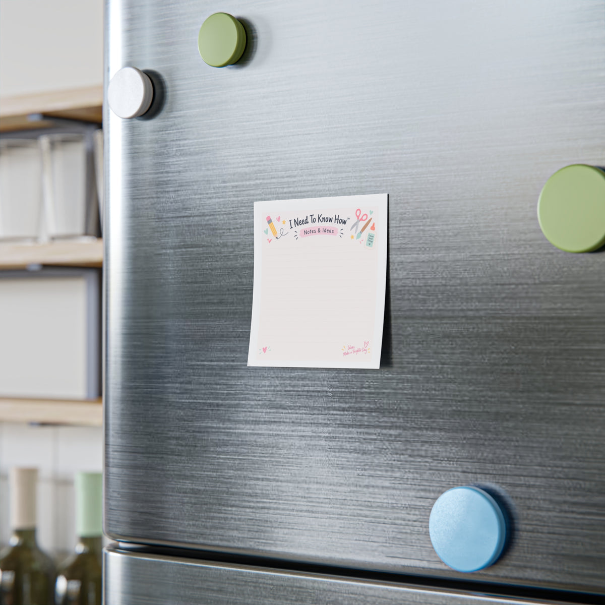 'I Need To Know How' Cute Notes Post-it® Note Pad – School & Office Sticky Memo Pad