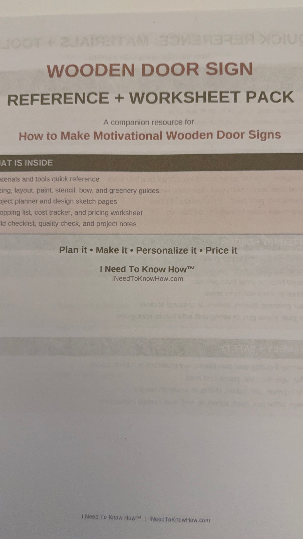 Individual Class -Create Your Own Wooden Door Sign — Hands-On Workshop - Wooden Door Sign Making Class | Learn to Create Your Own Custom Door Sign
